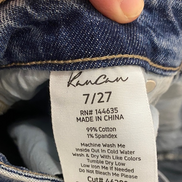 KanCan Women's Blue Flare Jeans 7/27 - Picture 4 of 7